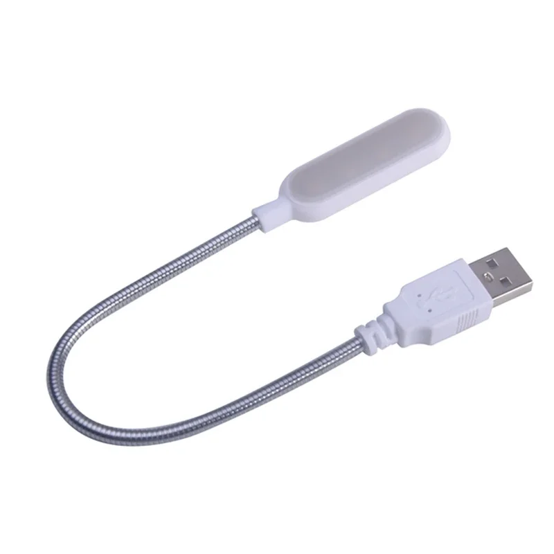 Mini 4 LED Book Lamp Portable USB Reading Night Lamp White/Warm Color Table Desk Lamp For Laptop Power Bank Notebook PC Computer