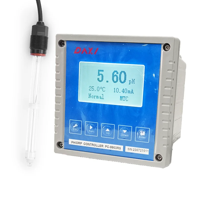 Industrial High Accuracy PH And Ppm Controller Water Quality Analyzers Online Digital Measure PH Meter For Hydroponics