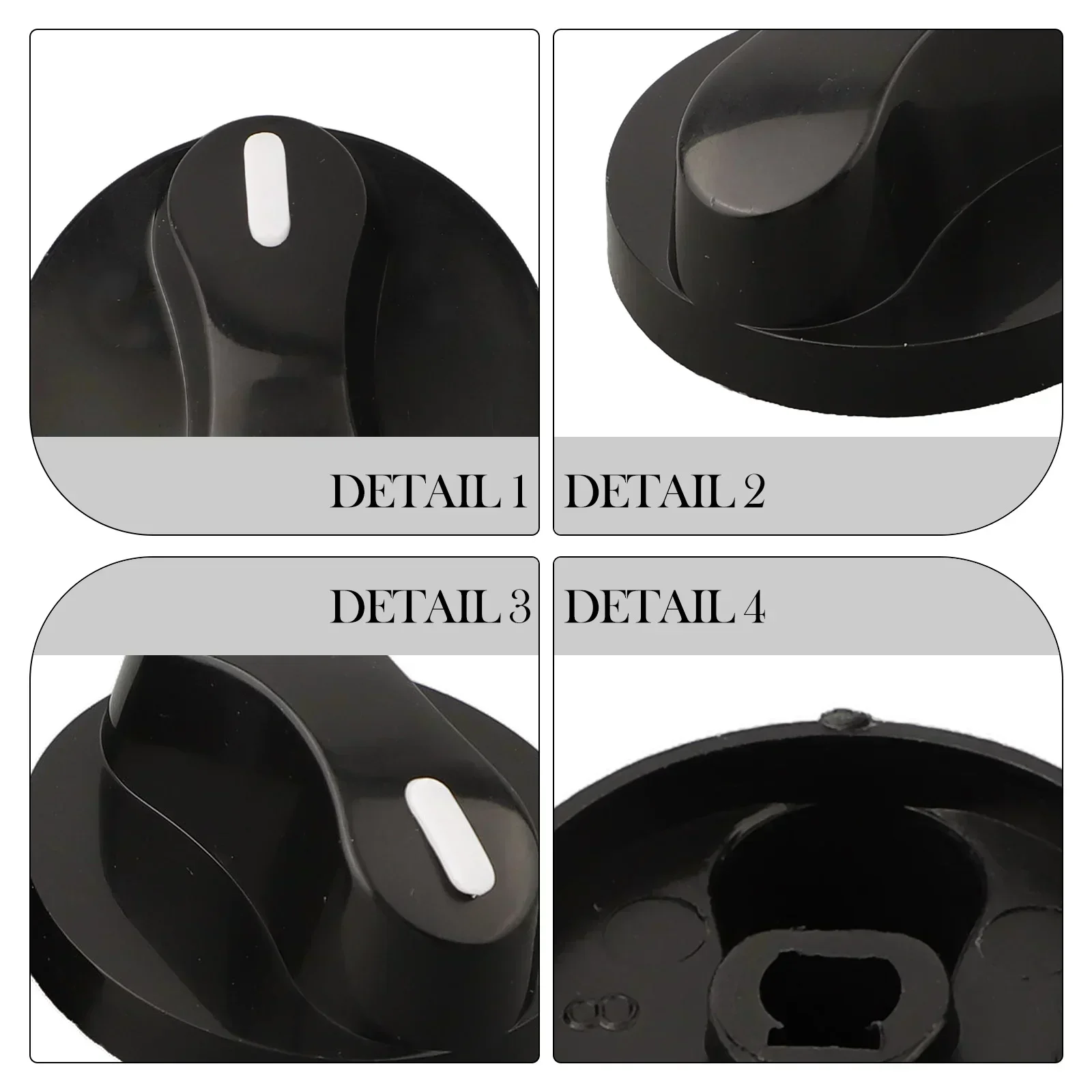 

2PCS Gas Stove Gas Stove Knob Switch Button Universal Desktop Stove Natural Gas Gas Stove 8mm Hole Universal For Zero Degree