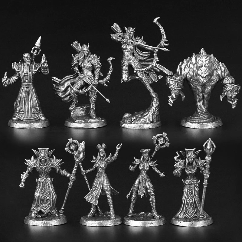 Figurines de soldat Ranger foncé en métal Cupronickel, pièce de jeu de société, accessoires d'ornement miniatures, Figurine créative