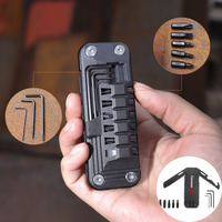 Multi-function Combination Folding Knife Camping Pocket Knife EDC Multitool Multi-model Screwdriver Bit Glasses Repair Tools