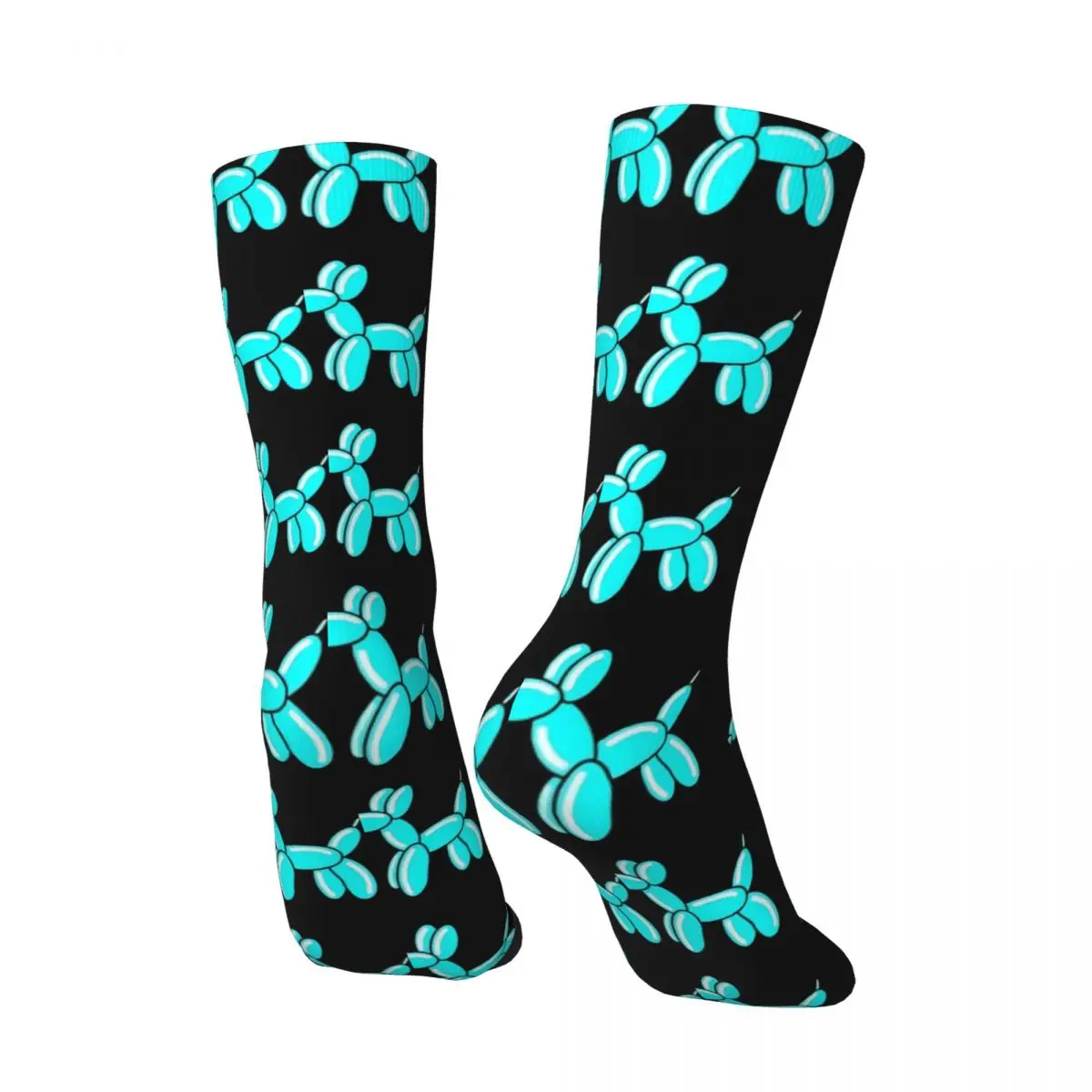 Blue Balloon Socks Animal Print Kawaii Stockings Autumn Non Slip Women Men Socks Soft Custom Climbing Socks