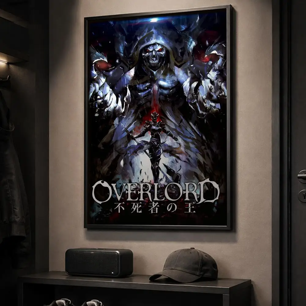 Aniem O-overlord Poster Vintage Wall Art Aesthetic Room Decor Print Living Room Bedroom Home