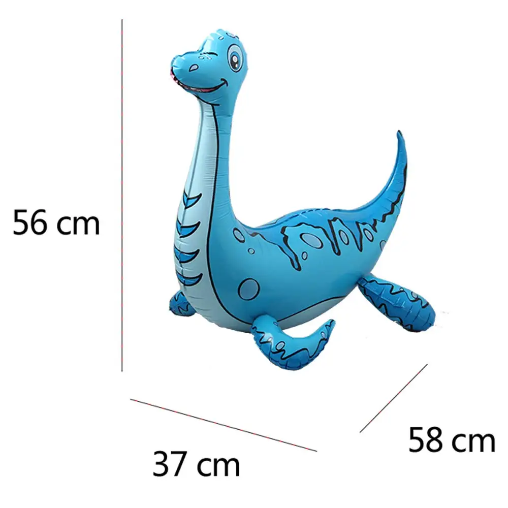 3D Stehender Dinosaurier Ballon Cartoon T Rex Dino Folienballon für Party Dekoration Kindergeburtstag Partyzubehör – Detail 4