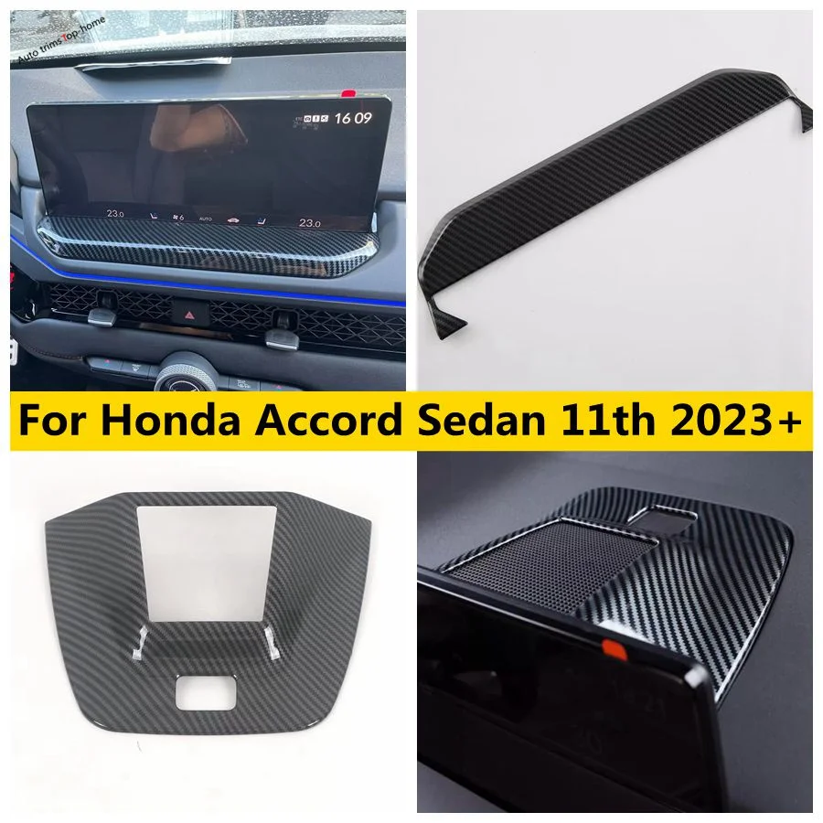 

Dashboard Navigation GPS Multimedia Display Screen Decoration Frame Cover Trim For Honda Accord Sedan 11th 2023 2024 Accessories