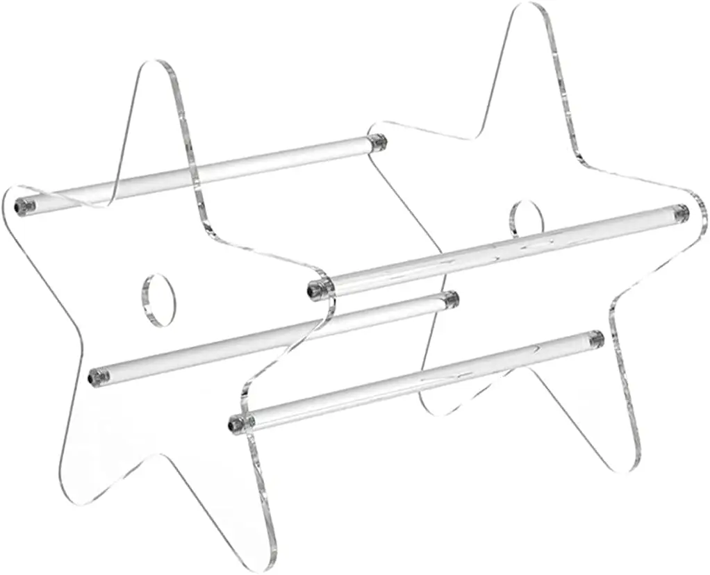 

Acrylic Vinyl CD Holder Stand - Clear Display Rack for CDs and DVDs