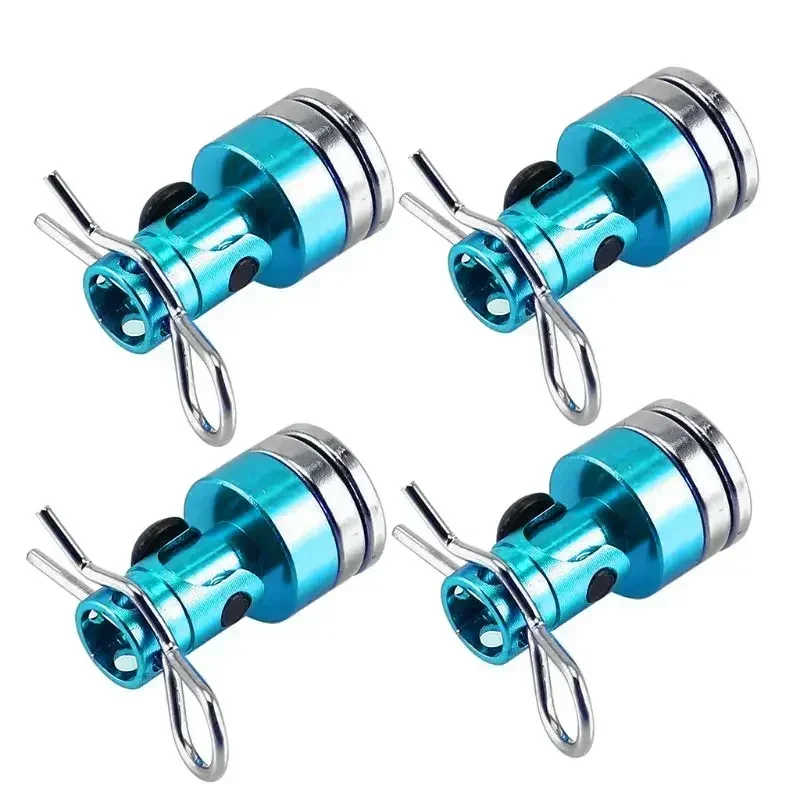 For 1/10 RC Drift Car Trxs HSP Sakura Redcat 4pcs Magnetic Stealth Invisible Body Post Mount Contact Shell Column + Clips