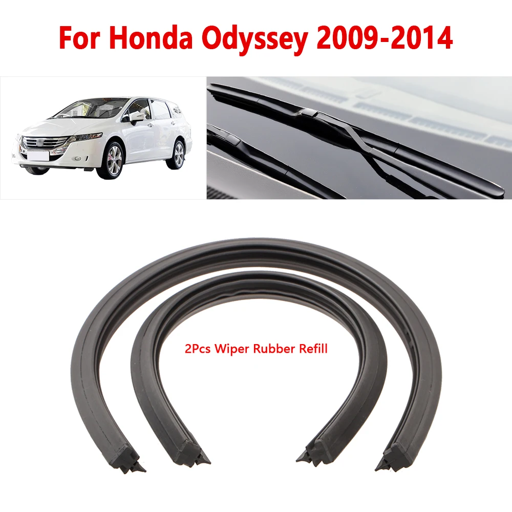 

Wiper Rubber Strip 17" 26" for Honda Odyssey 2009 2010 2011 2012 2013 2014 Car Wiper Refill Accessories 1Pair