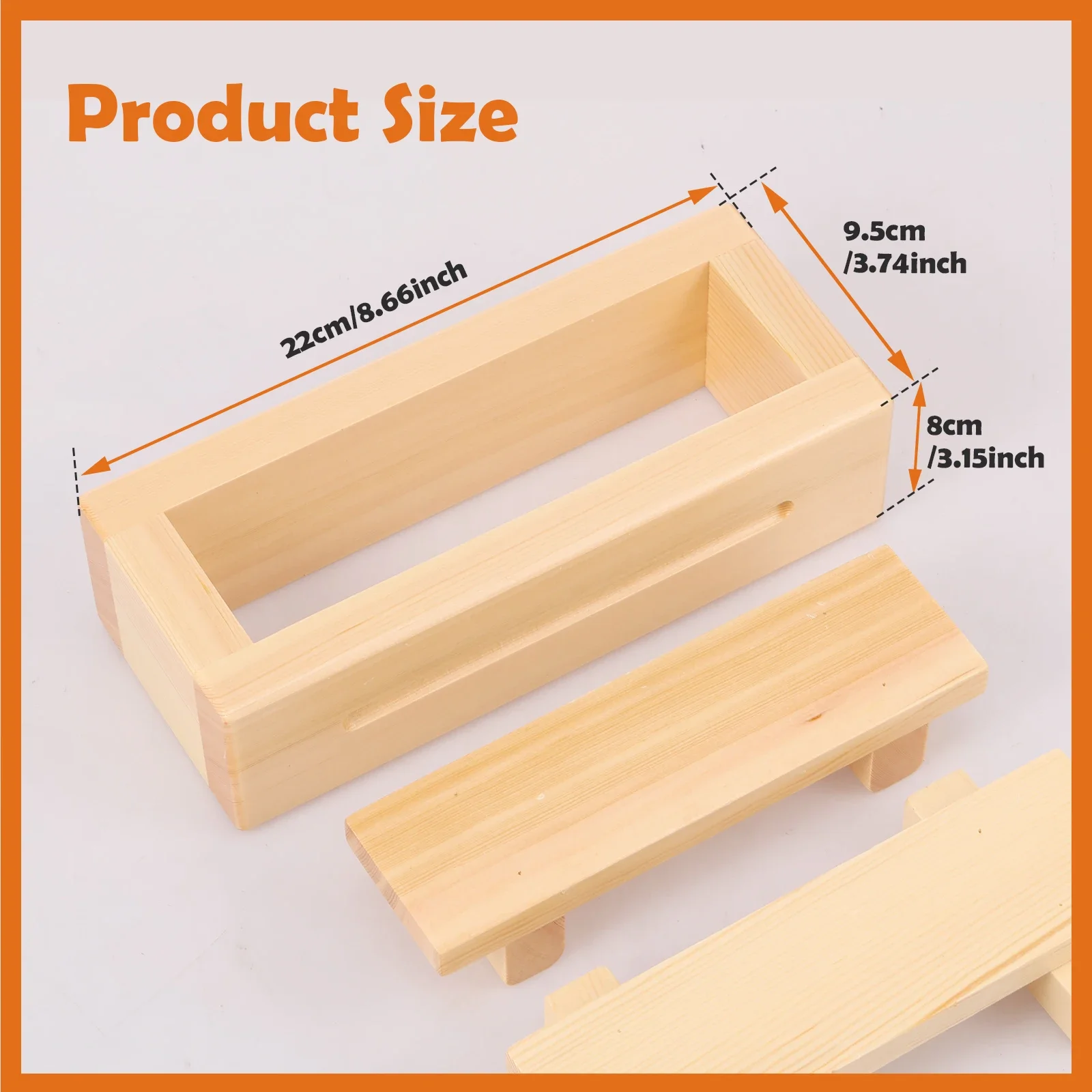 Hot Sushi Press Mold Wooden Rectangular Nigiri Rice Box Sushi Rice Roll Maker Kitchen Gadget Home Restaurant Kichen Tool