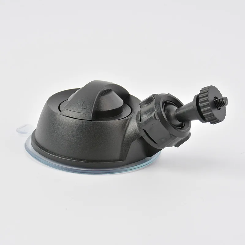 55mm Base Mini Suction Cup Support Automobile Dash Cam Single Buckle Lock 4mm Screw Head Holder 12mm Rotation Ball Sucker Mount