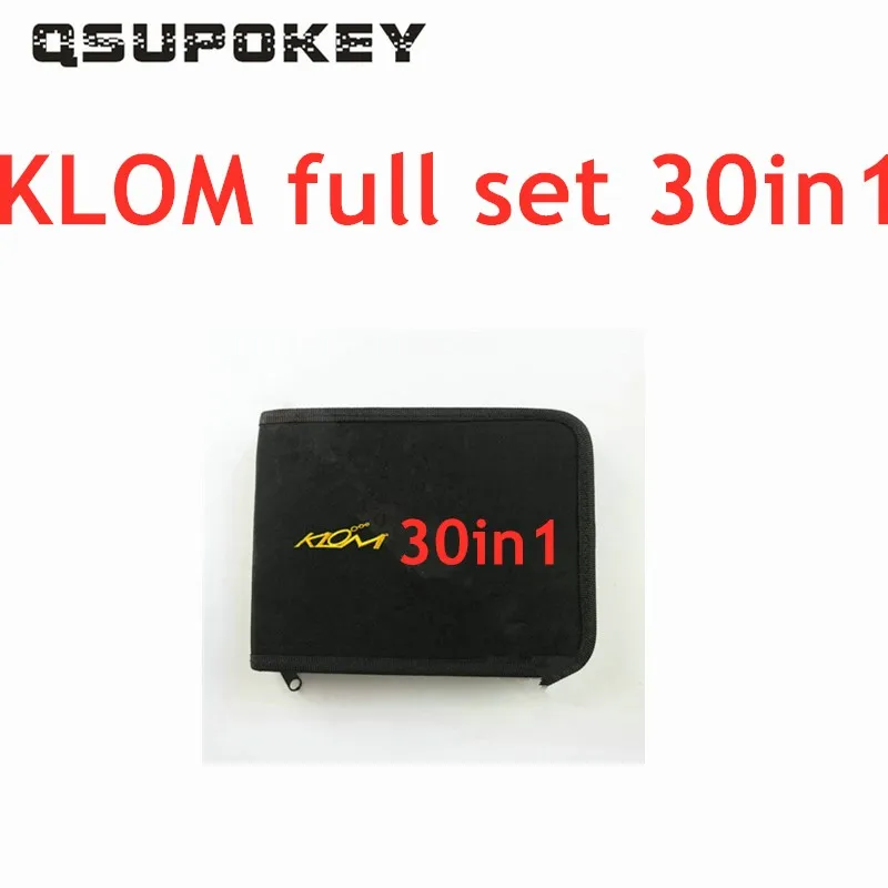 QSUPOKEY 2023 KLOM/H&K High Quality Full Set 30IN1 Set  for House Lock locksmith Fixture Repair Kit For Civil Lock