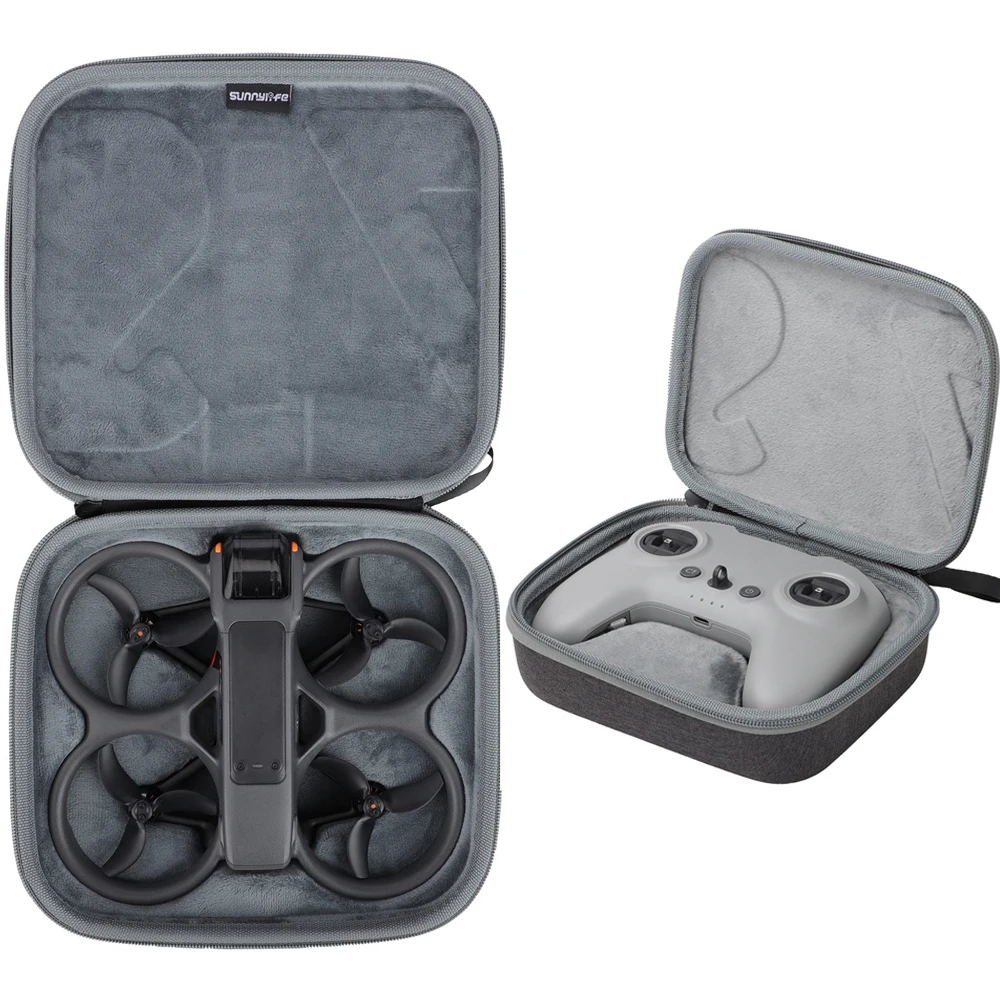 

For DJI Avata 2 Body Bag Remote Controller 2/3 Storage Portable Hard Case Nylon Handle Shock-proof Mini Carrying Box Accessories