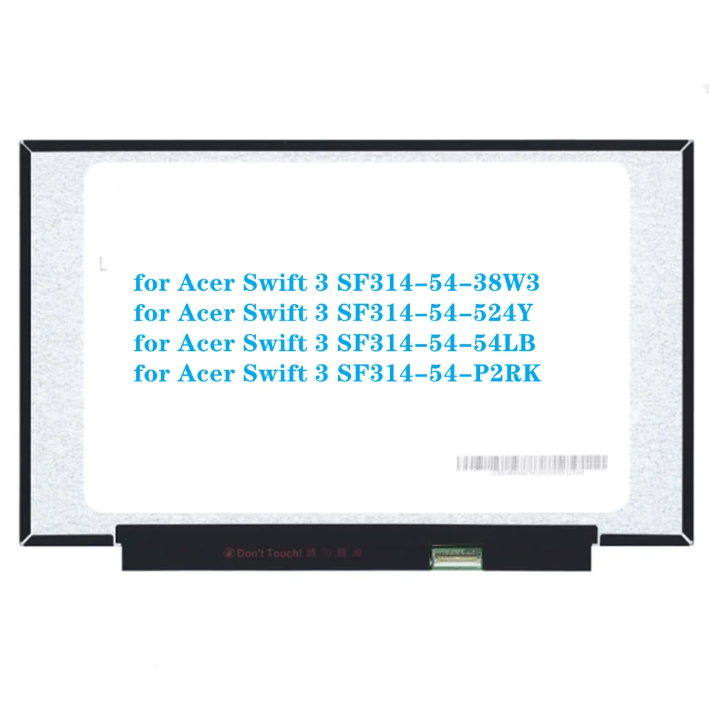 14 inch LCD Screen for Acer Swift 3 SF314-54-P2RK SF314-54-54LB SF314-54-524Y Laptop IPS Panel FHD 1920x1080 EDP 30pins