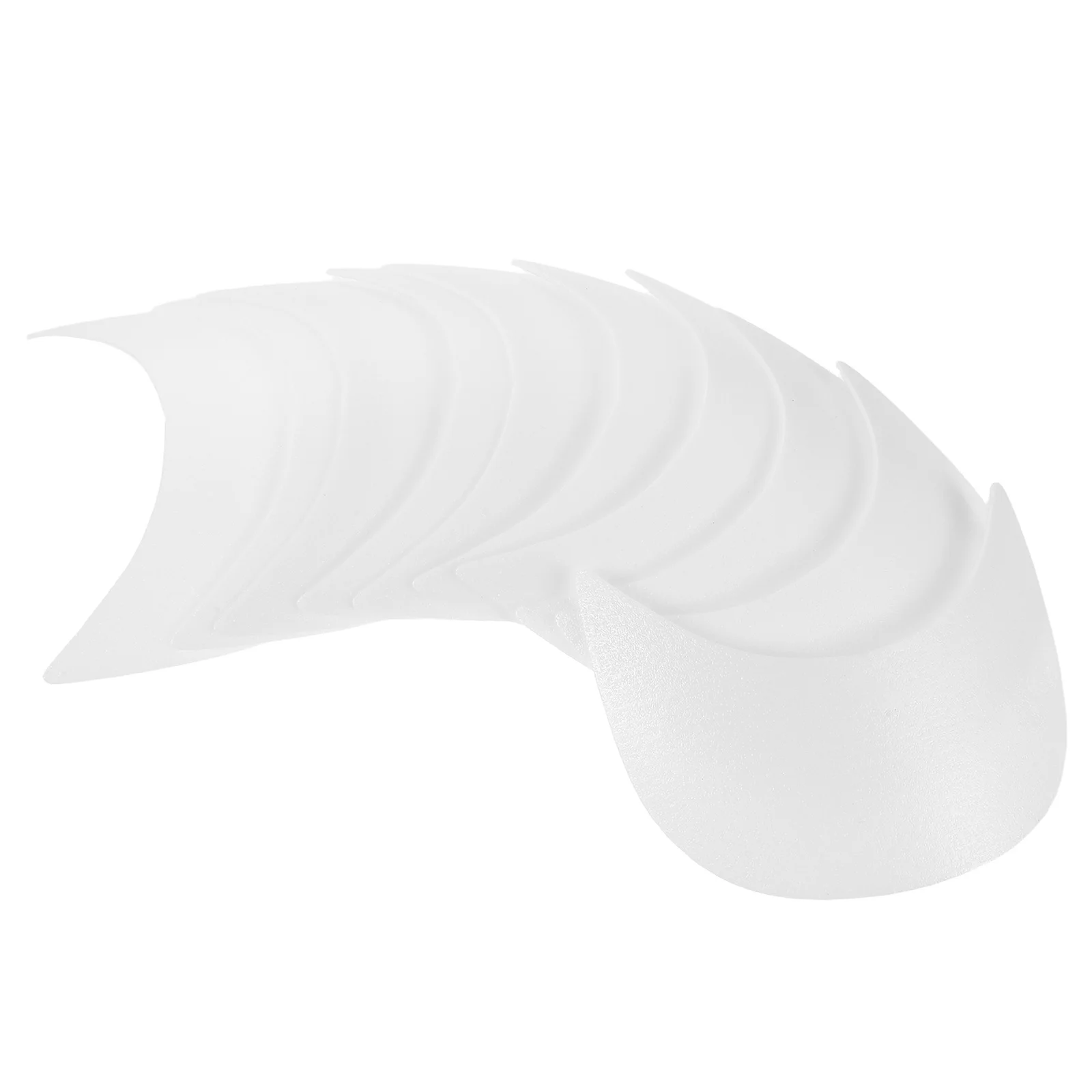 10 قطعة قبعة بلاستيكية حافة بطانات غطاء إدراج لتقوم بها بنفسك القبعات اكسسوارات الشمس قناع حافة ترقية المشاريع الحرفية