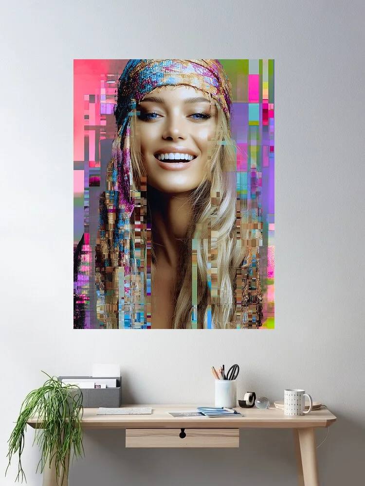 Astrid Thieme Surface & Soul, Print Art Canvas Poster, For Living Room Decor Home Wall Picture
