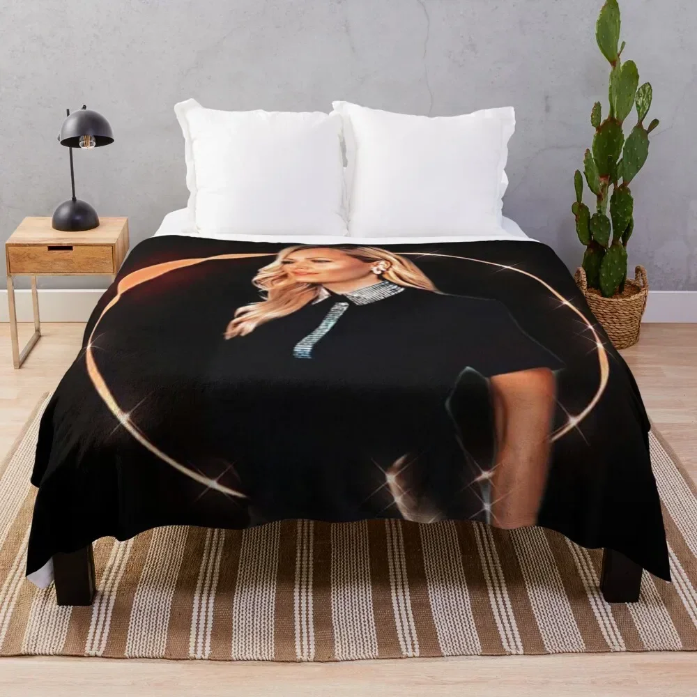 

Helene Fischer - Circle Fire Aesthetic Throw Blanket Decorative Soft Throw Blanket for Couch Sofa