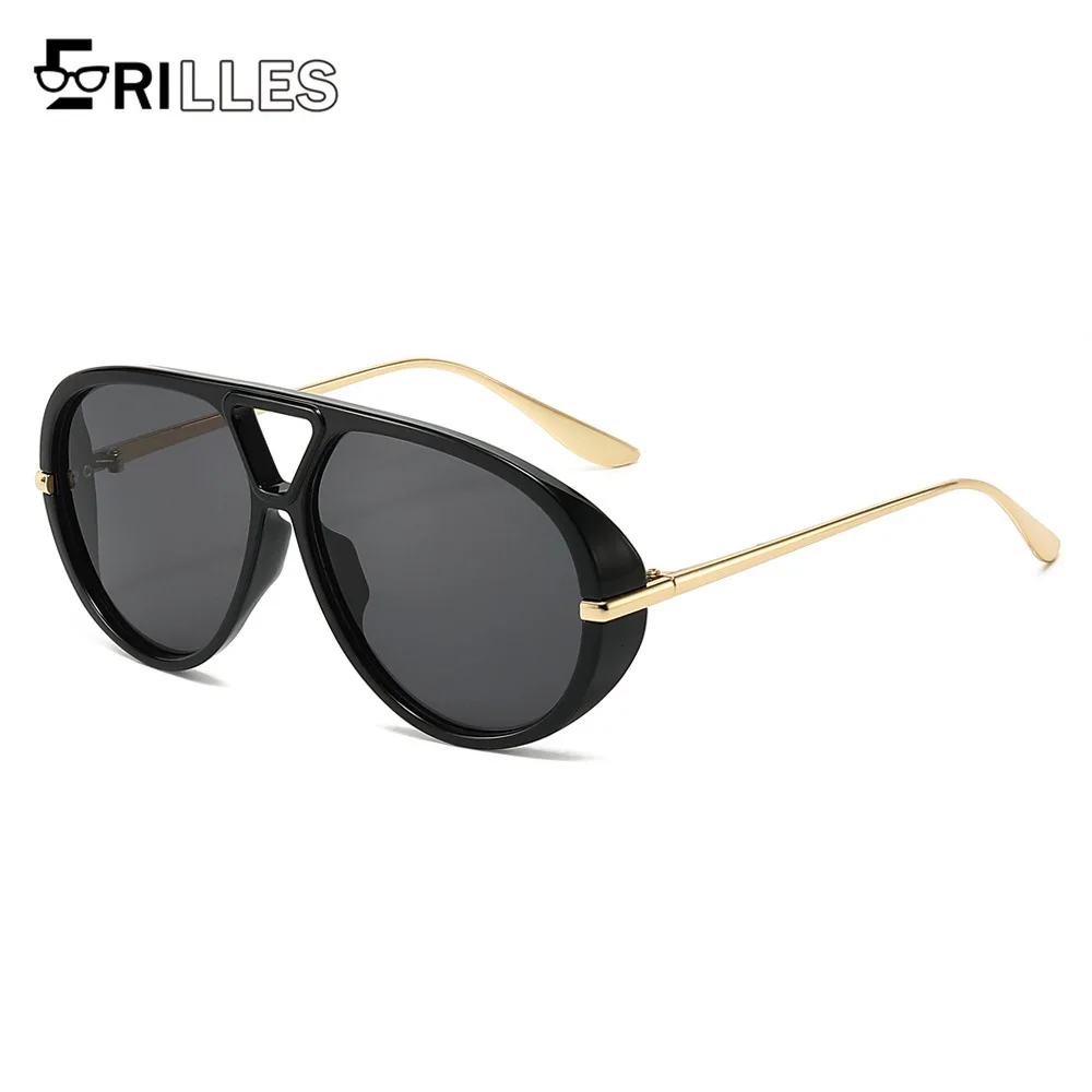 

Retro Aviator Sunglasses, UV400 Protection Full Frame,Classic Wrap-around Design,Vintage Literary Style for Daily Sun Protection