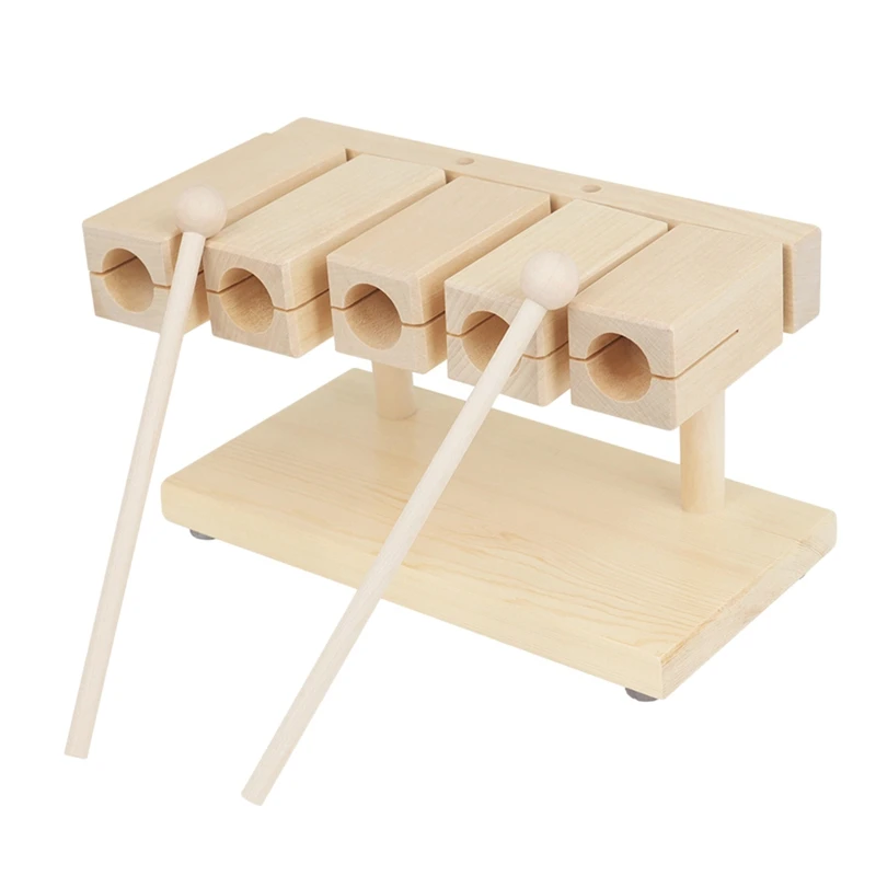 

Children Creative 5 Tone Wooden Orff Percussion Musical Instruments For Kids Music Gifts