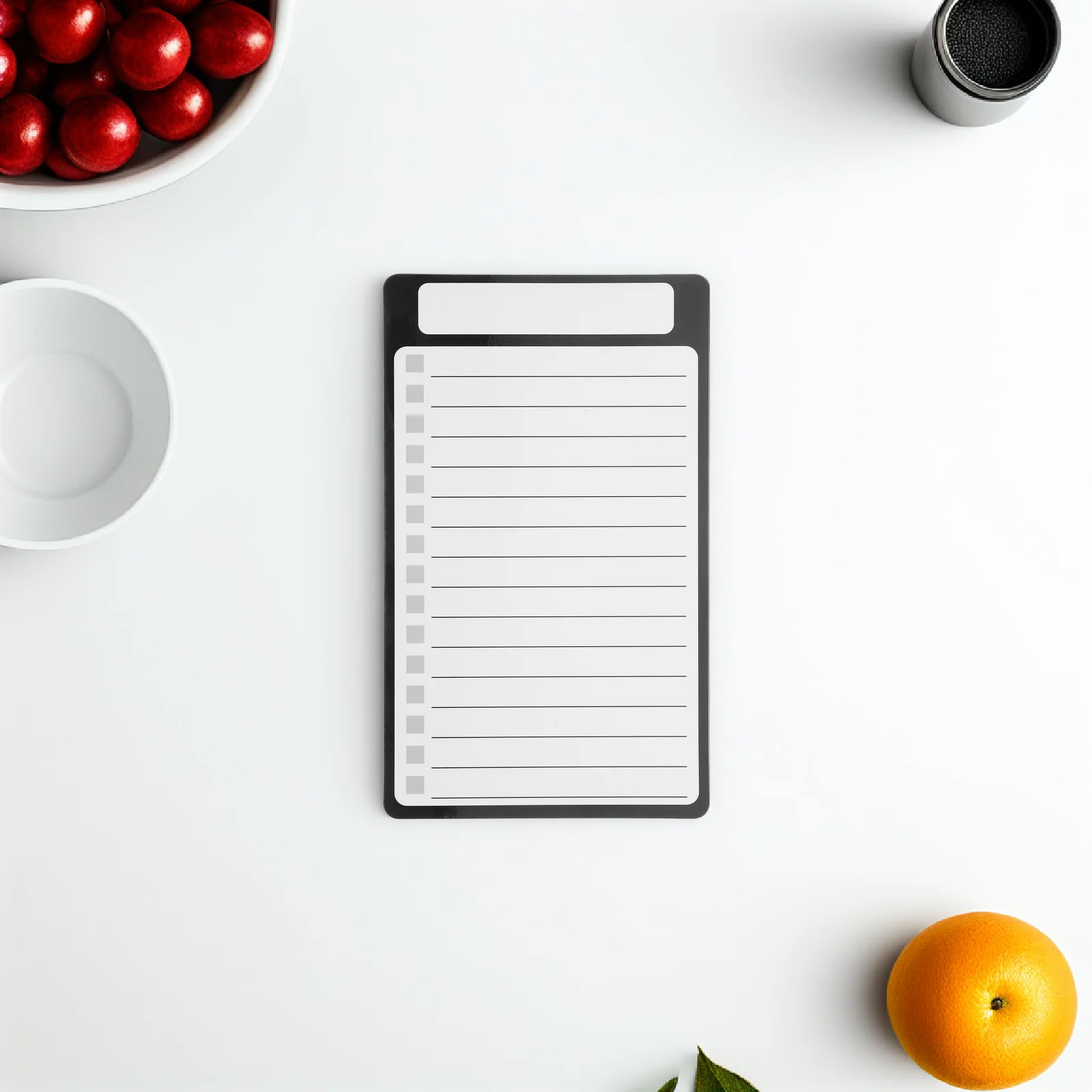 

Magnetic Grocery List Pad for Refrigerator Pet Material Magnetic Notepad to Do List Memo Pad Fridge Back Notepad