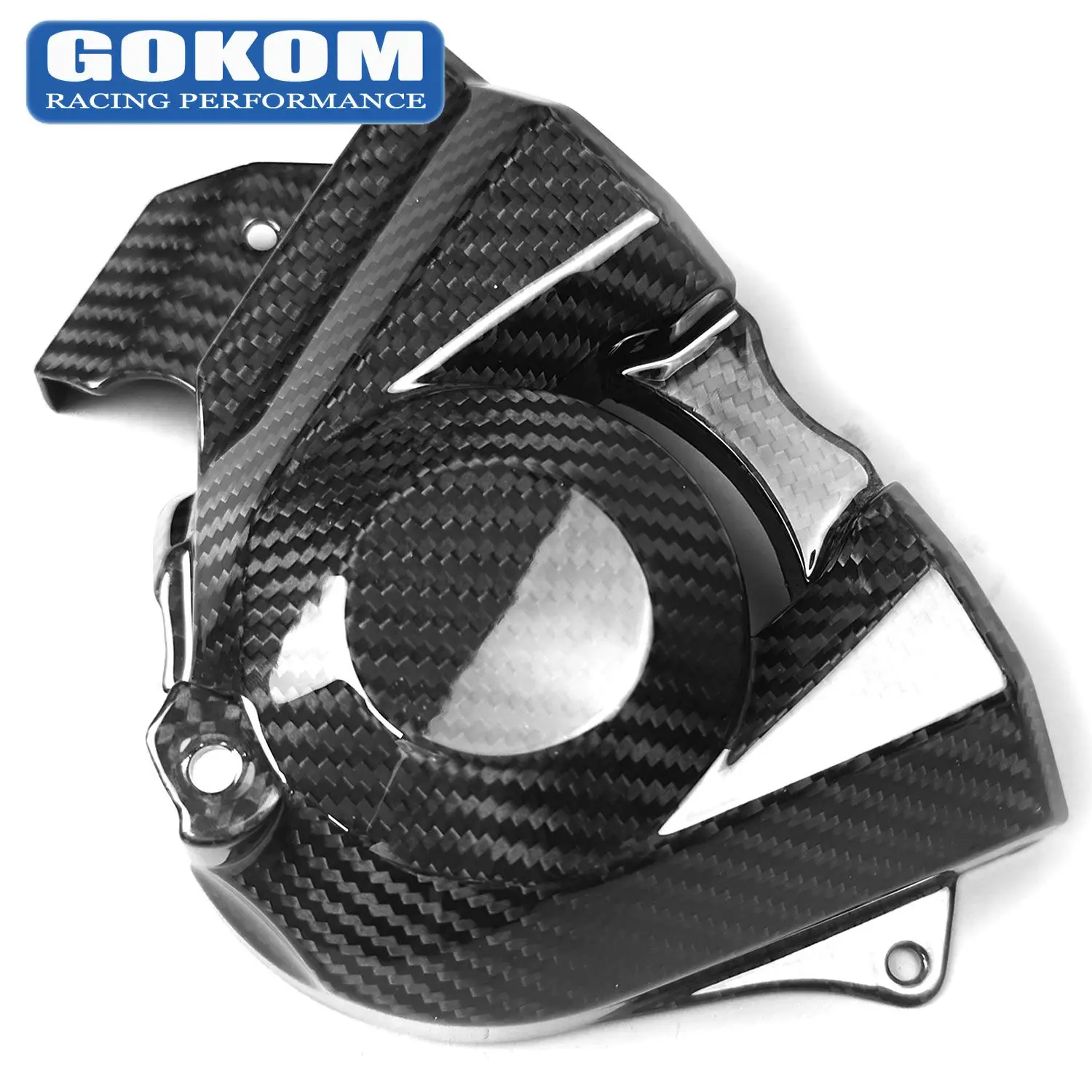 

Gokom Racing Motorcycle Parts Carbon Fiber Front Sprocket Cover FOR Kawasaki H2 / H2R / H2SX 2015-2023