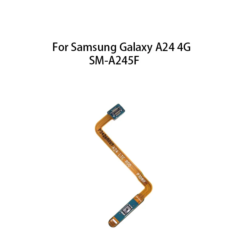 Gefensi Orig Home Button Fingerprint Sensor Flex Cable For Samsung Galaxy A24 4G SM-A245F
