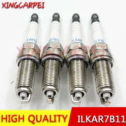 High Quality 4pcs ILKAR7B11 4912 Iridium Spark Plug Fit For Toyota Corolla Auris Avensis Prius RAV4 Yaris Lexus CT 200h Verso