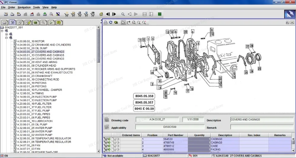 For OM-Pimespo Forklifts MODELS EPC [10.2011] PDF English Italian German