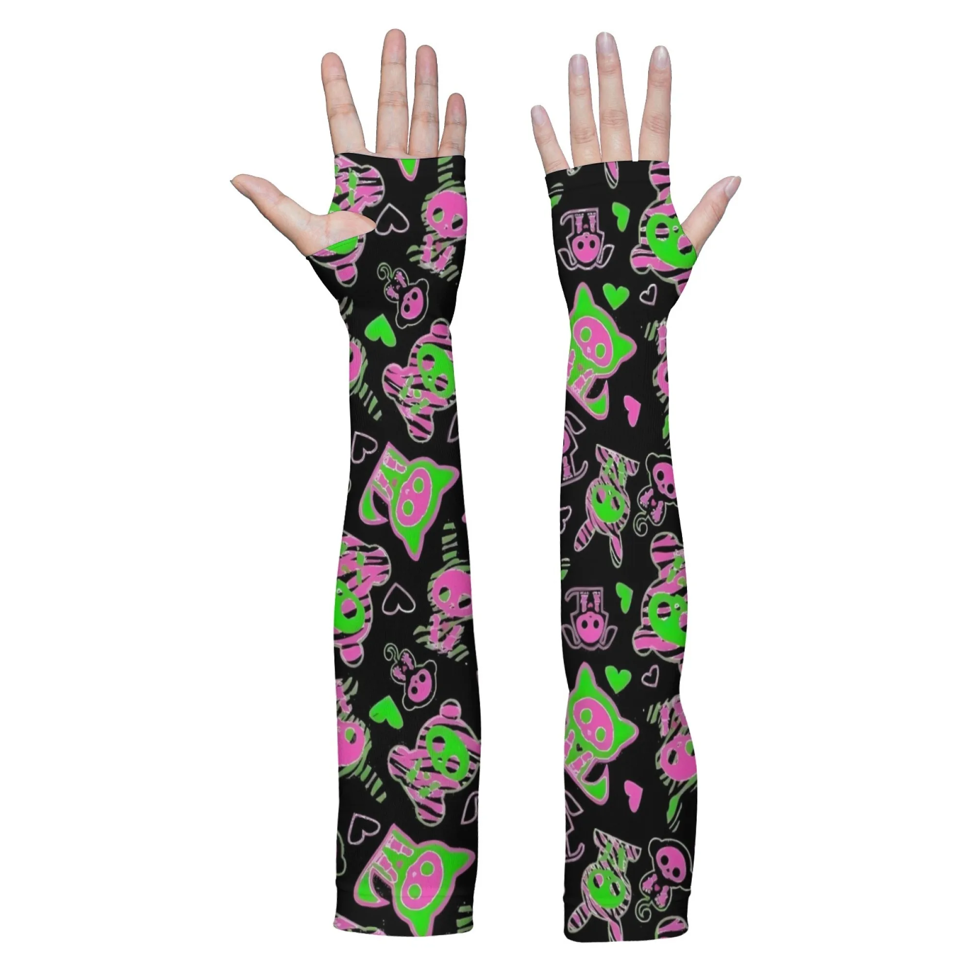 

Novelty Street Graffiti Elbow Pads Sleeves Personalized Outdoor Sports Sleeves Soft Breathable Non-slip Protective Cover Unisex