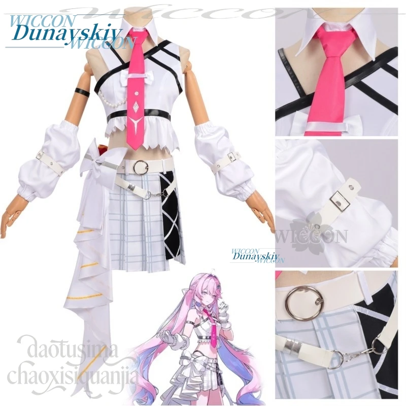 Disfraz de Cosplay de Anime del Grupo Idol Jirai Kei, Solar5 Denia, del Juego Wuthering Waves, Nuevo Atuendo Kawaii, Vestido Y2K, Lolita Dulce, Halloween