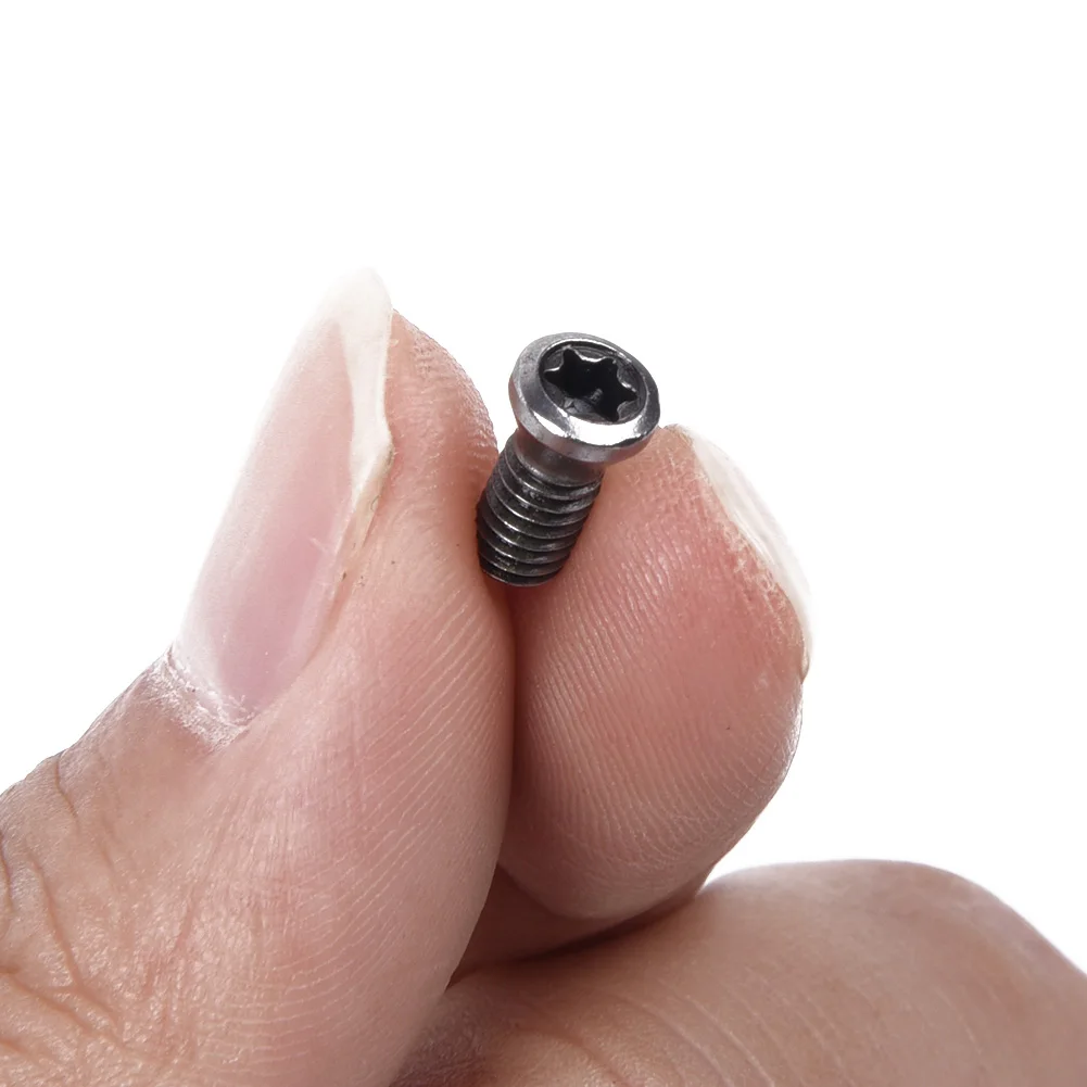 

Metalworking Lathe screw Set Kit Ceramic CNC Spare Carbide Inserts M4*10 Replacement Torx 20Pcs Tools Equipment