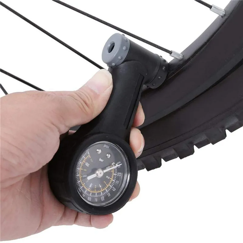 Bicycle Tire Air Pressure Gauge Barometer Manometer Tester Portable for Road Mountain Bike Cycle Accessories