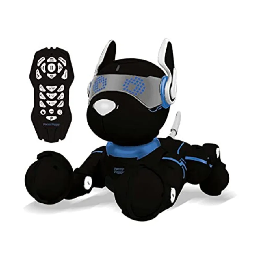 

LEXiBOOK Power Puppy - Мой умный робот-собака - Программируемый робот с функцией дистанционного управления, обучением, танцами, пением и световыми эффектами