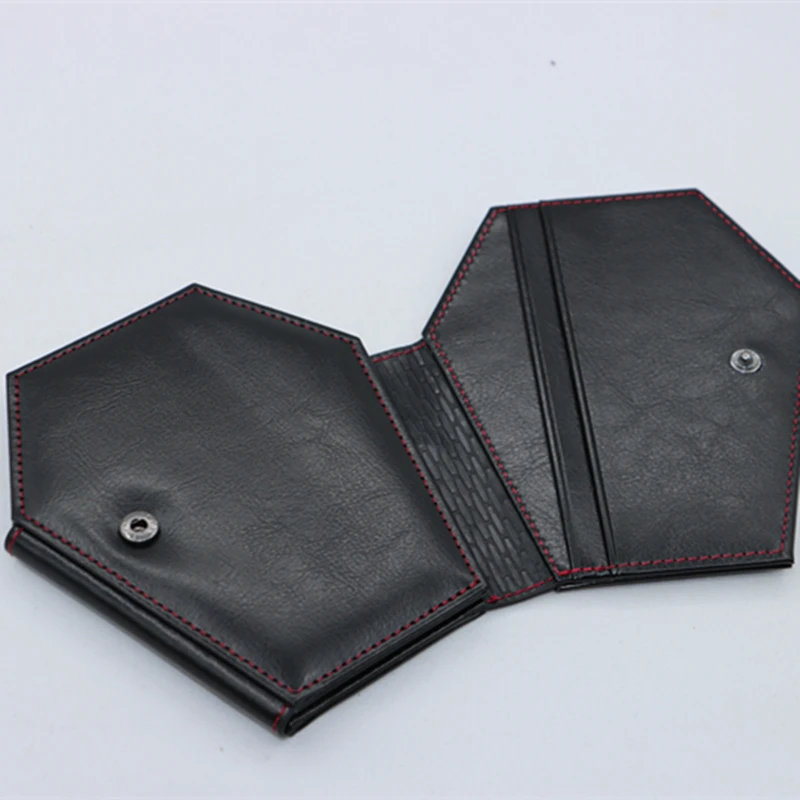 Dark Style Glow Cross Coffin Design Coin Purse Halloween Pattern Clutch Zipper Wallet PU Leather Trendy Purse