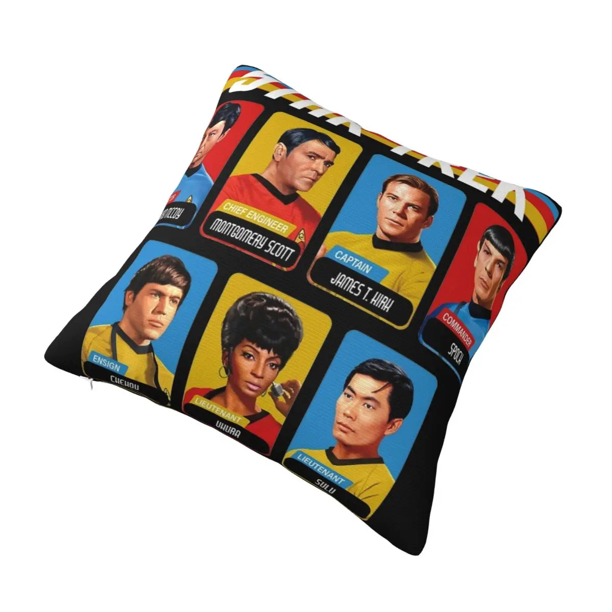 Decorative Pillowcase Stars Treks Original Series Retro Full Color Home Funny Movie Throw Pillow Case Cover Square Multi Size