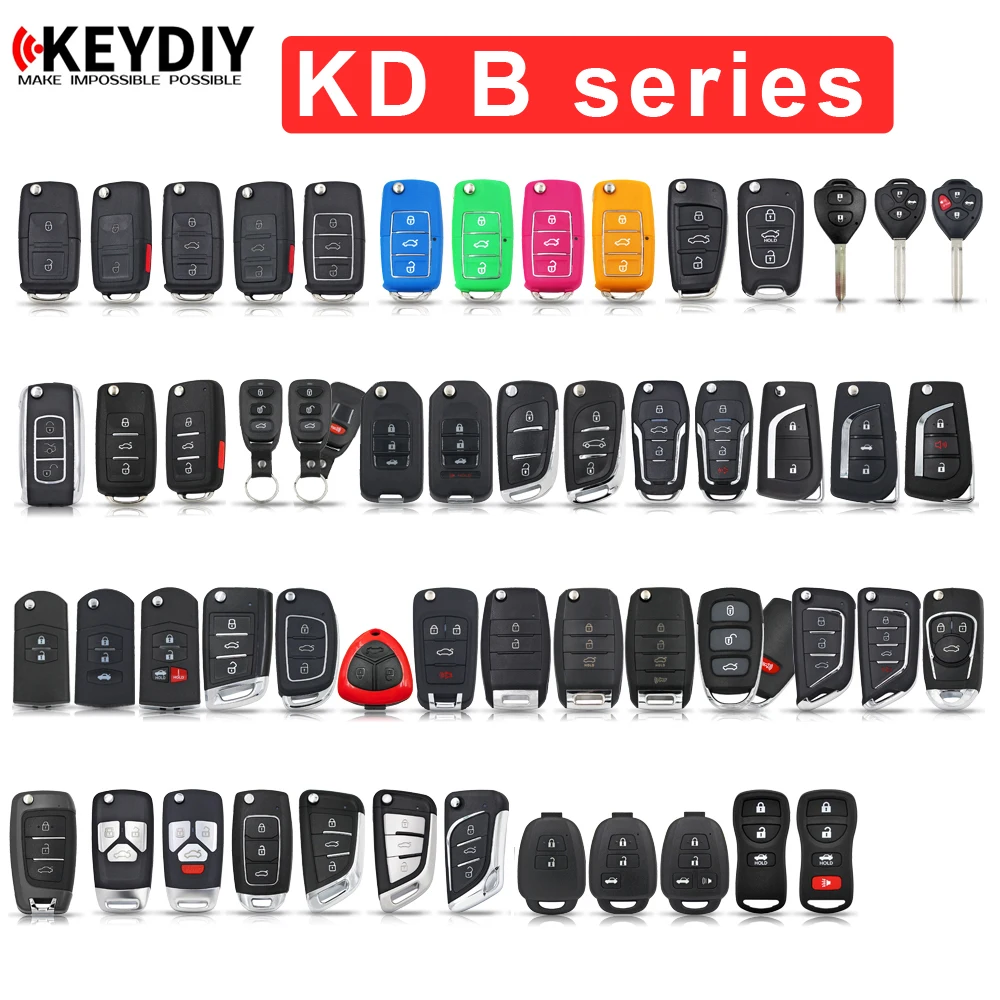 KEYDIY Universal B Series Remote Key B01 B02 B05 B08 B09 B11 B10 B15 B18 B19 B21 B22 B25 B28 B30 B33 B34 for KD900 KD-X2 KD-MAX