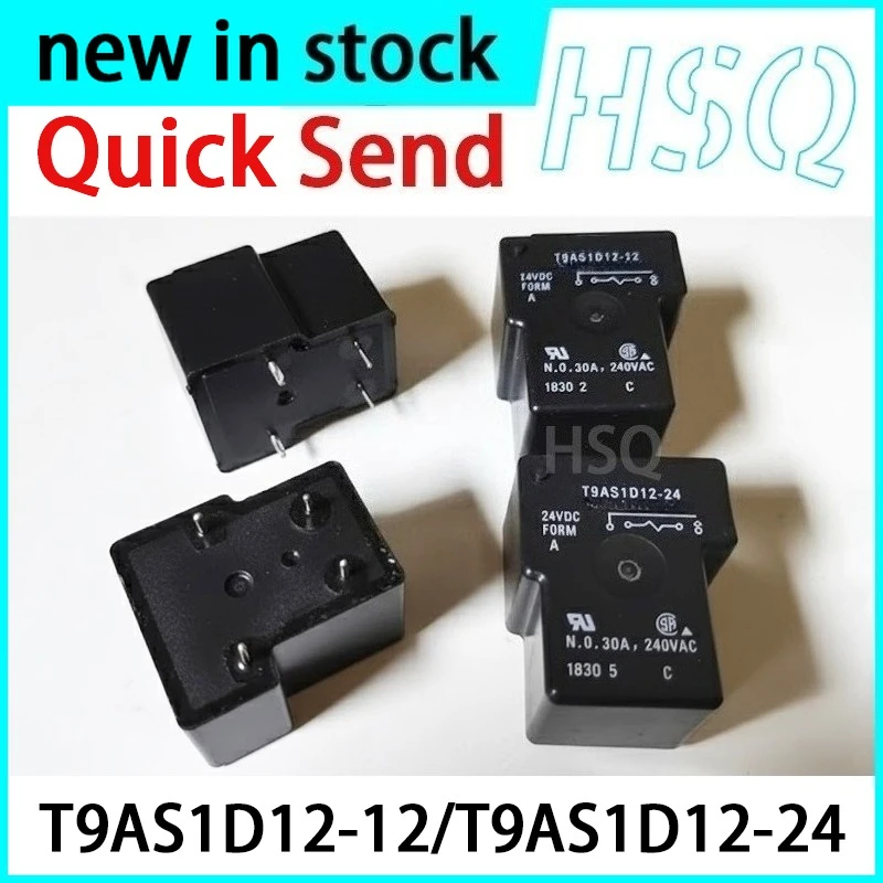 1PCS New T9AS1D12-12 T9AS1D12-24 4-pin 30A Relay