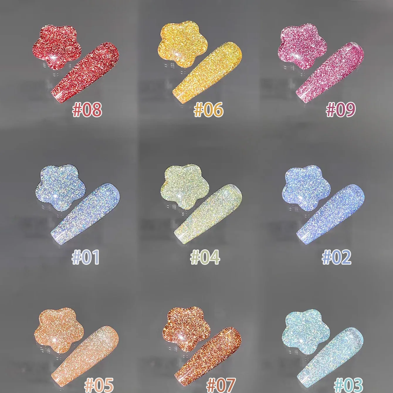 ZH – vernis à ongles Gel diamant écrasé scintillant, 1 pièce, paillettes Disco, UV LED, longue durée, fournitures pour Nail Art, cadeau pour femmes