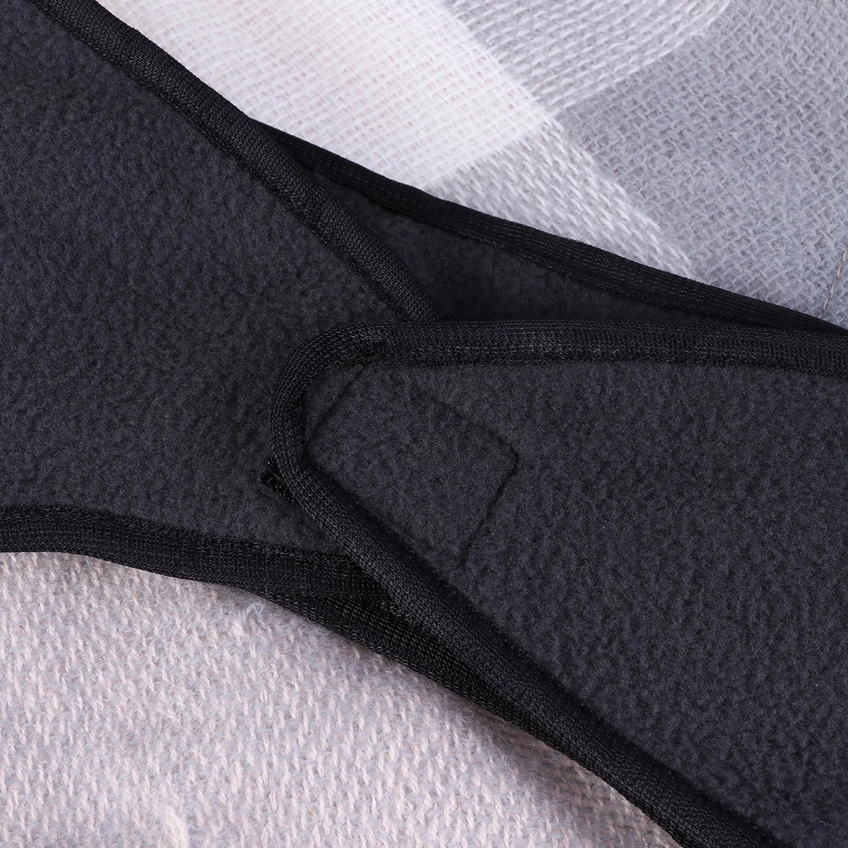 عصابة رأس لتدفئة الأذن بطبقة مزدوجة للجنسين، رمادي داكن، واقي أذن من الصوف قابل للتعديل للجري وركوب الدراجات والتزلج على الجليد #1