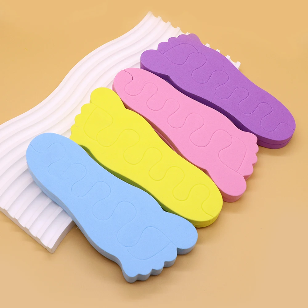 4 pares separador de dedos do pé gel unha polonês separador de dedo divisor espaçador manicure pedicure ferramenta para unha polonês salão de beleza s
