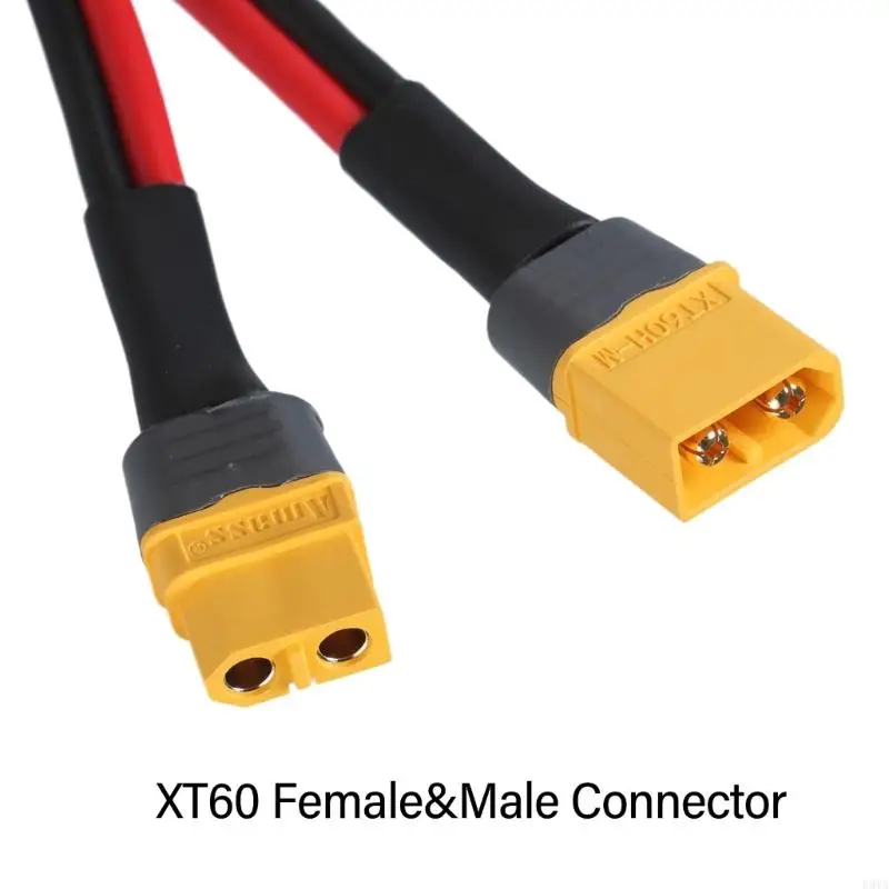 Cavo estensione dei connettori F3MA XT60 Cavo ricarica della batteria femmina per droni