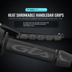 For Vespa GTS 125 150 300 GTS Super GTV 125 250 300 Sei Giorni Heat Shrinkable Handlebar Grips Clutch Brake Lever Cover