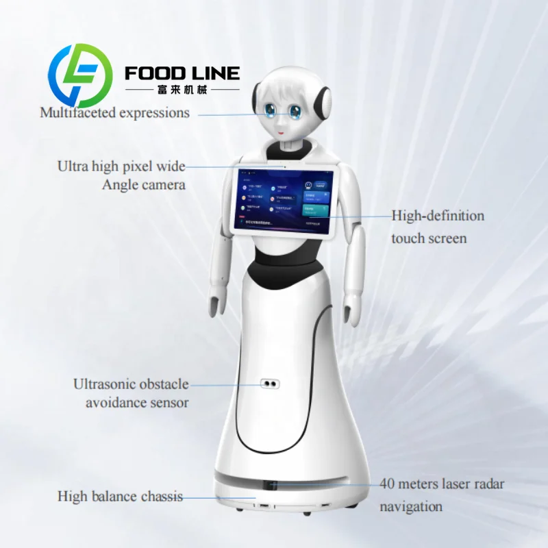 Customized Factory Direct Sales Humanoid AI Robot Welcome Guiding Reception Service Robot