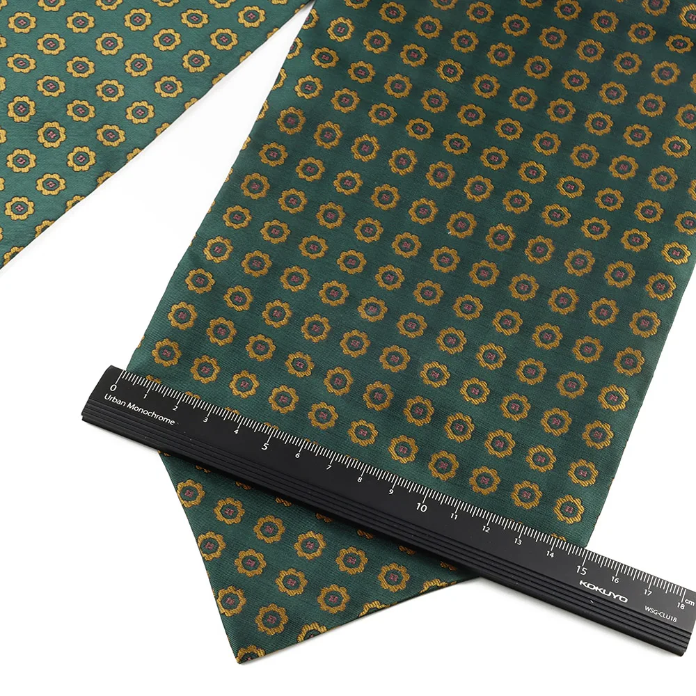 Cravat Pocket Square Set Formal Necktie Handkerchief Ascot Scrunch Self Polka Dot Gentleman Polyester Silk Neck Tie