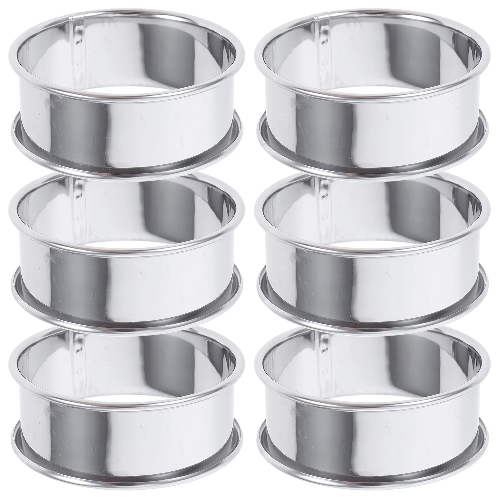 

Stainless Steel Round Cooking Pastry Ring Nonstick Tart Mold Muffin Rings Pancakes Mousse Cake Baking Accessories