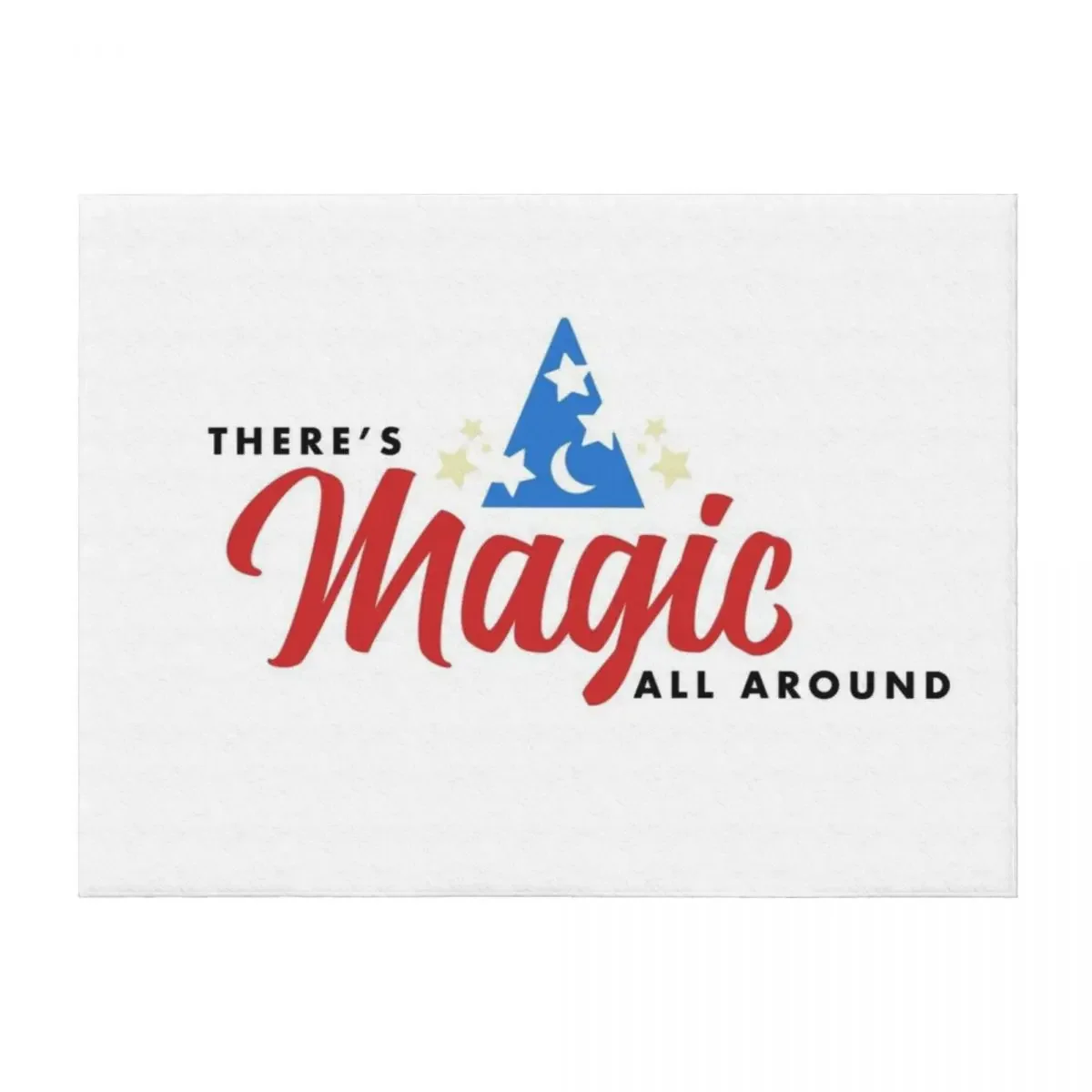 

There's MagicAll Around! Throw Blanket Tourist Plaid Plush Plaid on the sofa Blankets