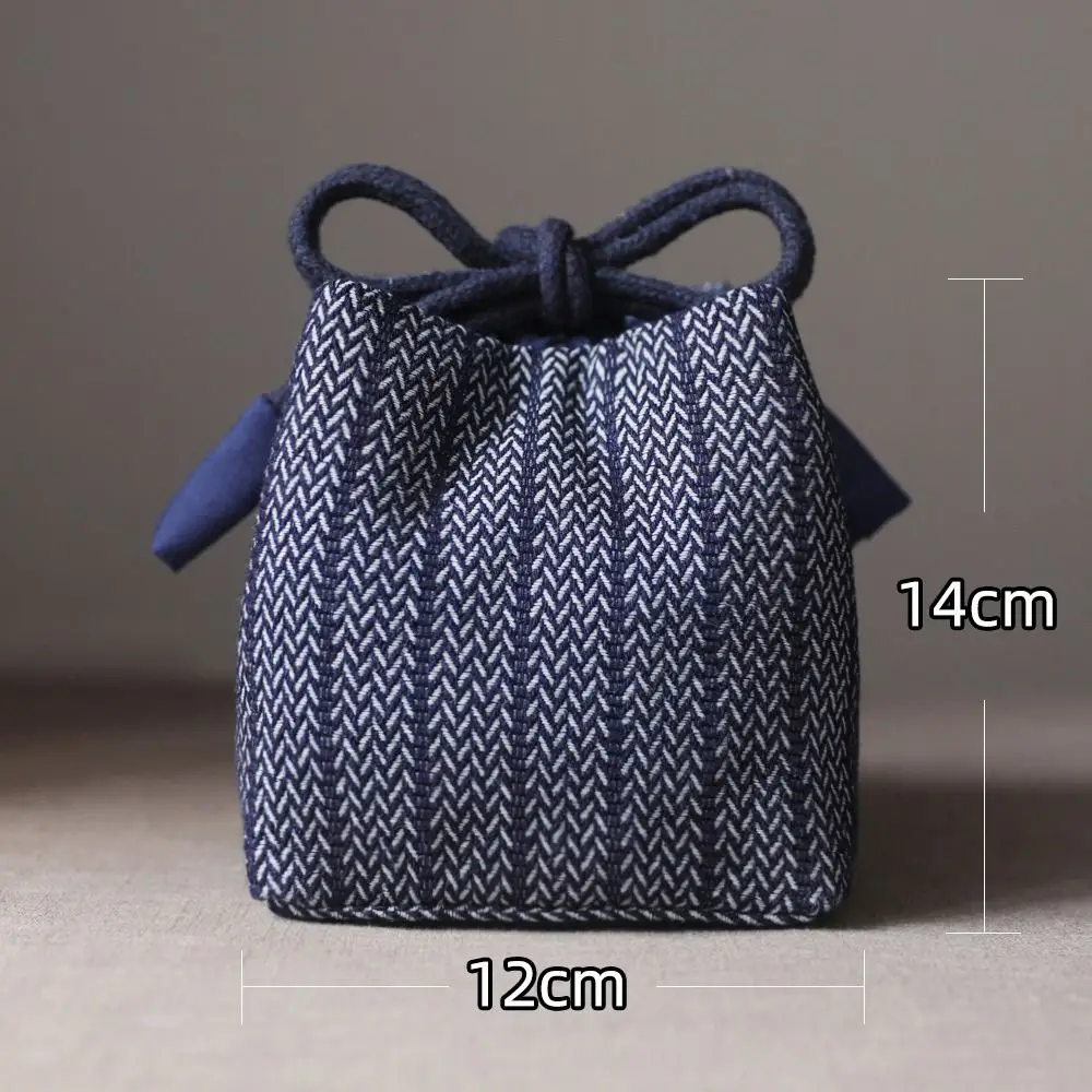 Chinese Style Teapot Cup Cotton Protect Cloth Bags Breakage-proof Dustproof Travel Teaware Storage Bag Practical Portable