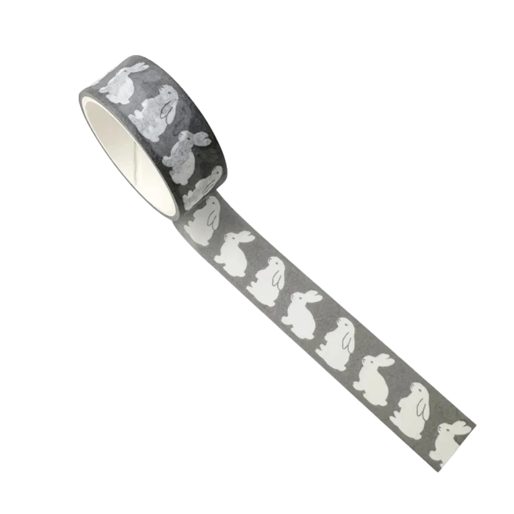 New Rabbit Penguin Korean Washi Tape 3M Length Doodle Cute Cartoon Sticker Kawaii DIY Journal Tape