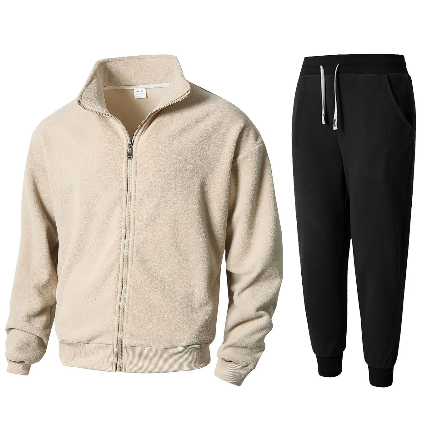 

Спортивный комплект: приталенный кардиган на молнии с круглым вырезом и длинными рукавами, осенняя новинка, повседневная одежда для мужчин, бренд Tagkita