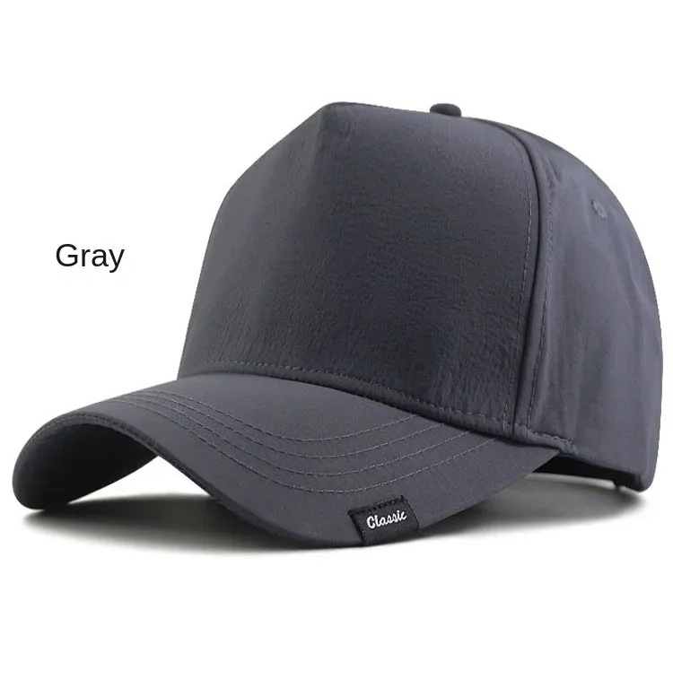 Oohmy Baseballkappe für Herren und Damen, schnelltrocknend, mit festem Schirm, hoher Krone, Sport- und Hip-Hop-Kappe, für große Köpfe, Outdoor – Detail 13