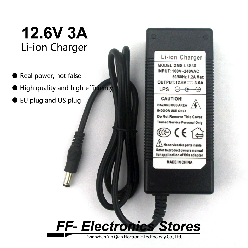 12.6 V 3A 18650 Lithium battery Pack Charger 3 String Constant current constant voltage 12V Polymer Lithium Charger